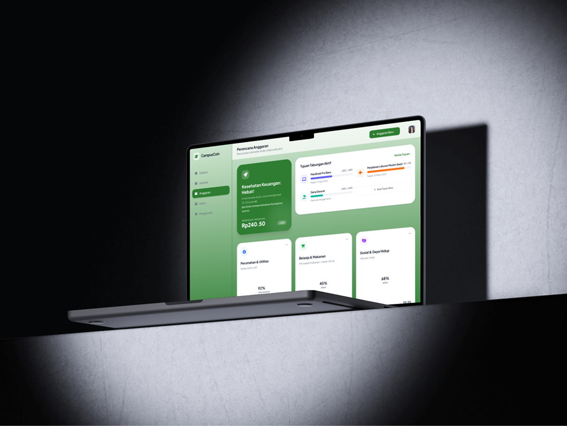 Budget Tracking Dashboard UI Design