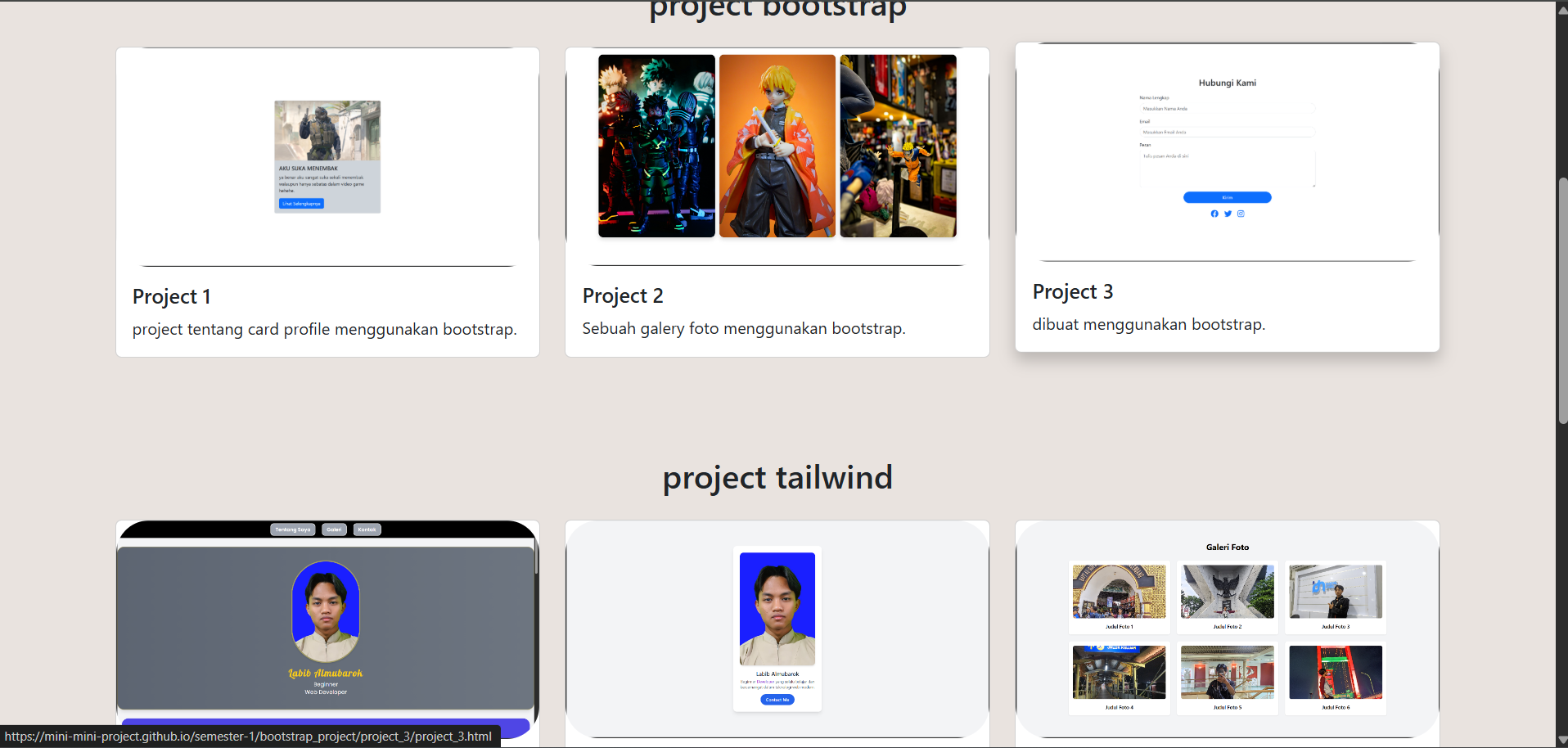 kumpulan mini project selama belajar menjadi web-dev