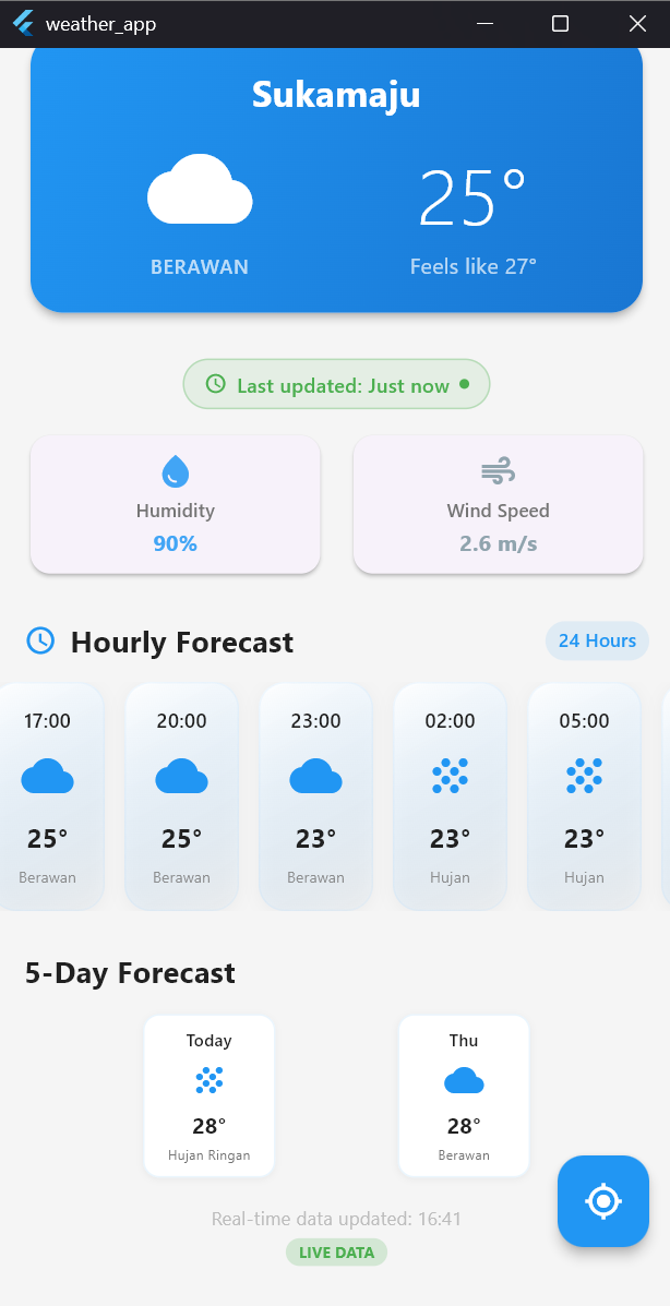 Weather App - Flutter GetX