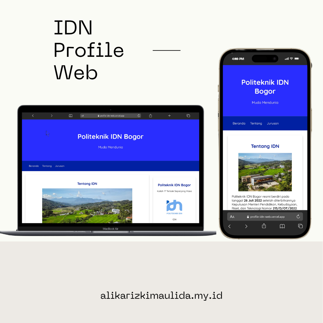 Portofolio IDN Profile Web