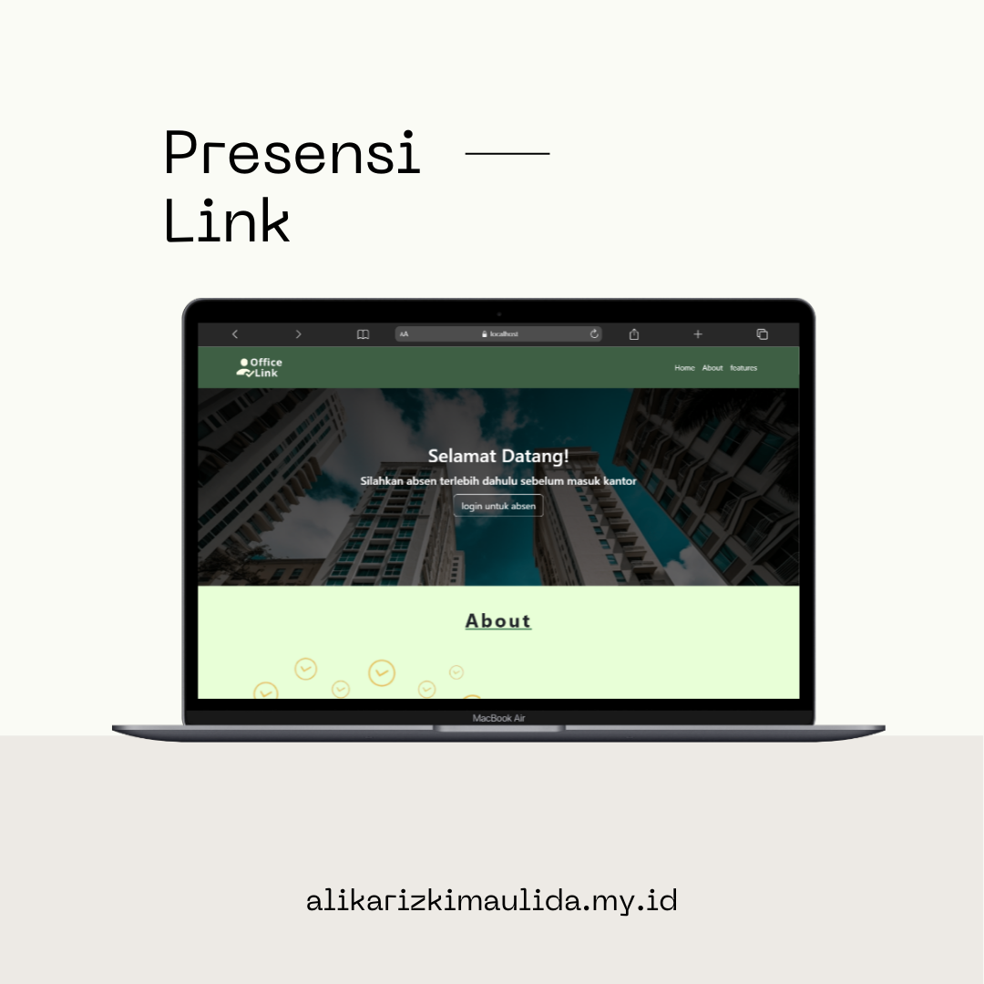 OfficeLink : Aplikasi presensi karyawan