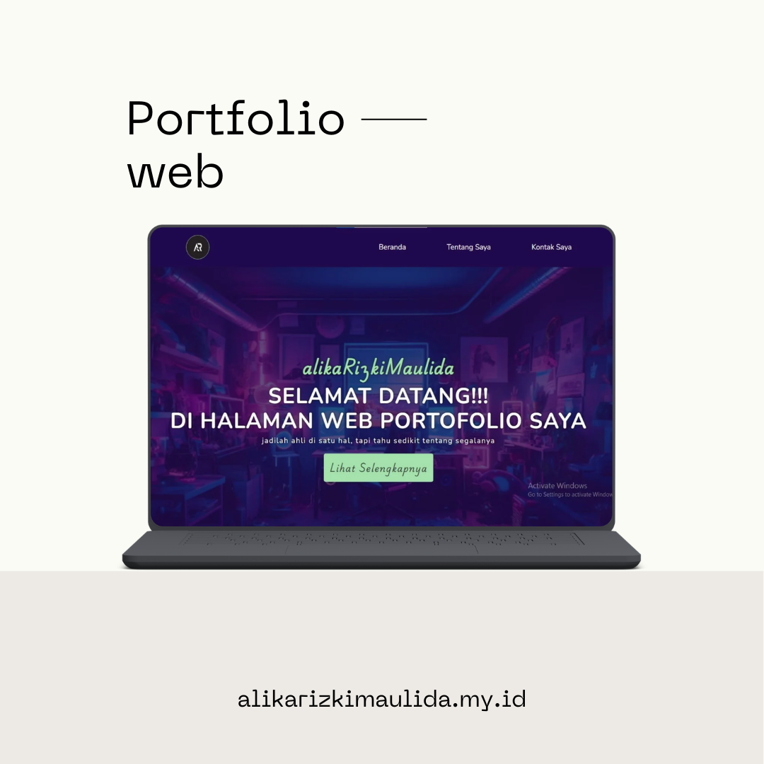 portfolio web - tailwind